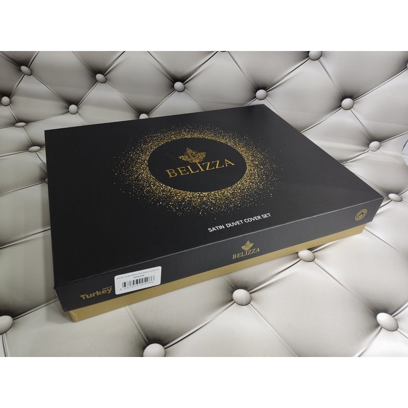 Goldcase сатинова постільна білизна. Євро розмір. Dijital Belizza Туреччина. (49972)