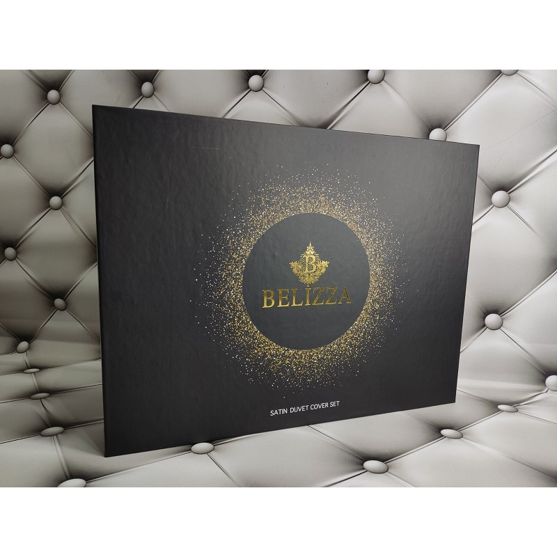 Goldcase сатинова постільна білизна. Євро розмір. Dijital Belizza Туреччина. (49972)
