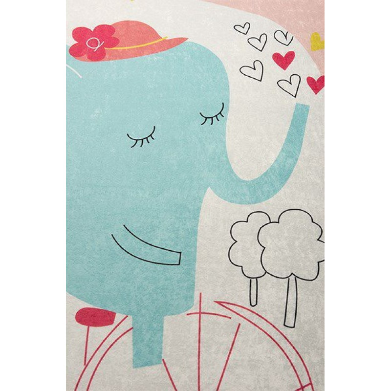 Eephant bike bej 140х190см. Килимки в дитячу кімнату. Туреччина. (60072)