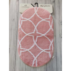 Bonne oval pembe набір килимків з високим ворсом. Chilai Туреччина (49667)