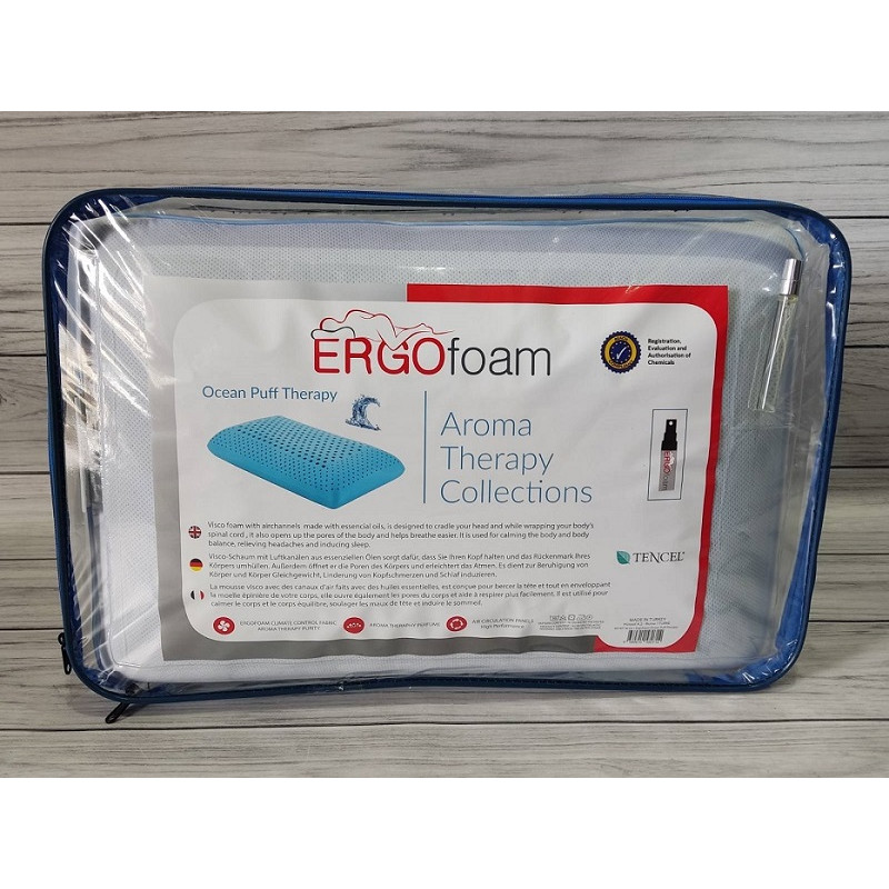 Ergo foam Aqua парфумована ортопедична подушка. (13070)