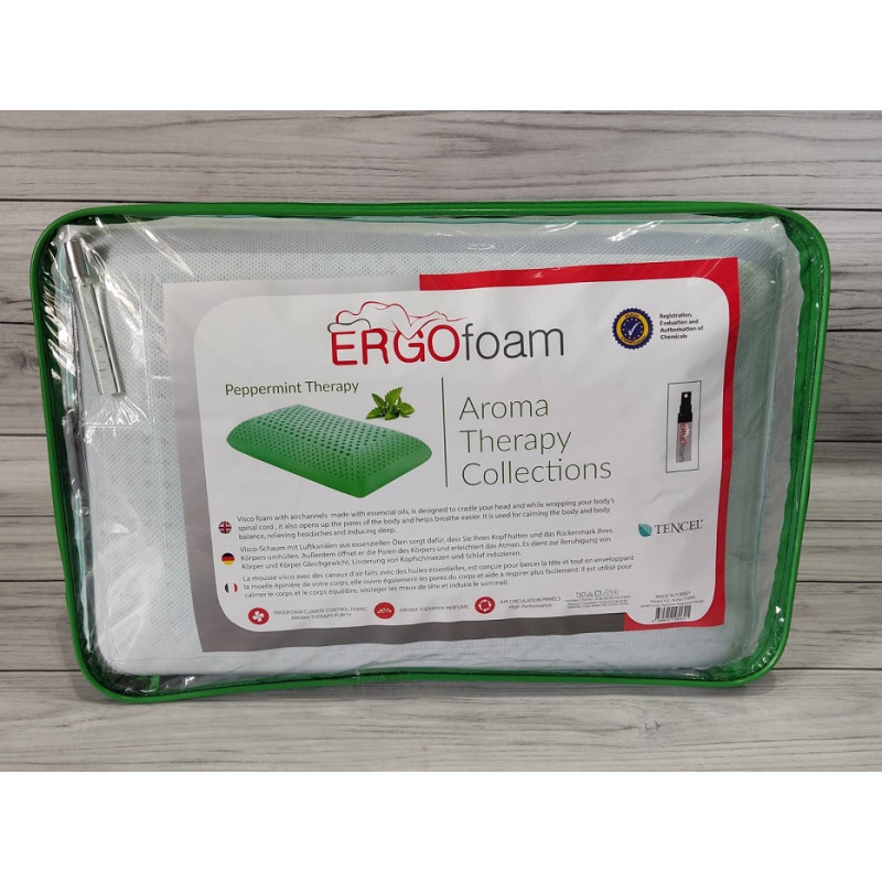 Ergo foam Mint парфумована ортопедична подушка. (58938)