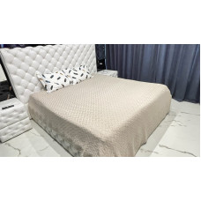 a. bej бамбукове пікє 220х260см. Mylinn Home Туреччина (69083)