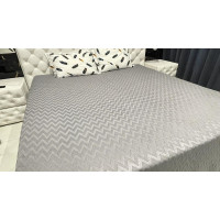 Antrasit бамбукове пікє 220х260см. Mylinn Home Туреччина (27324)