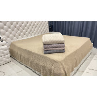 Bej бамбукове пікє 220х260см. Mylinn Home Туреччина (13600)