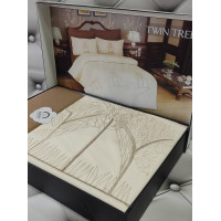 Nak.Twin tree постіль євро розміру з вишивкою. Ранфорс. Romeo Туреччина (12781)