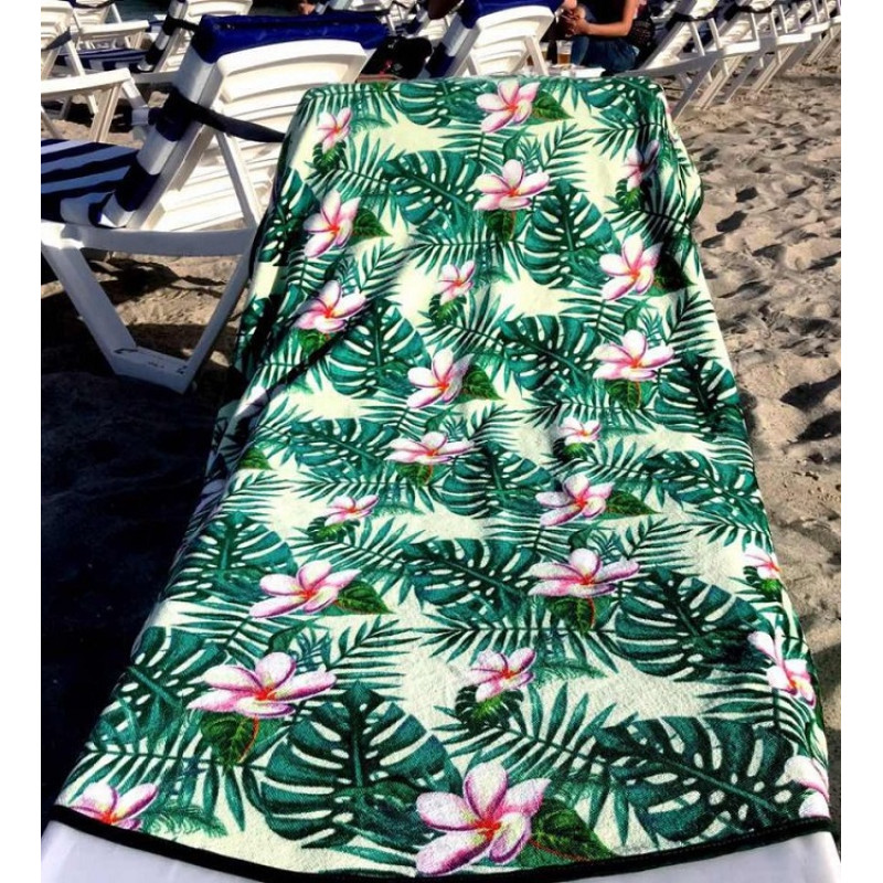 Tropic пляжна кругла підстилка 150х150см. Туреччина (55338)