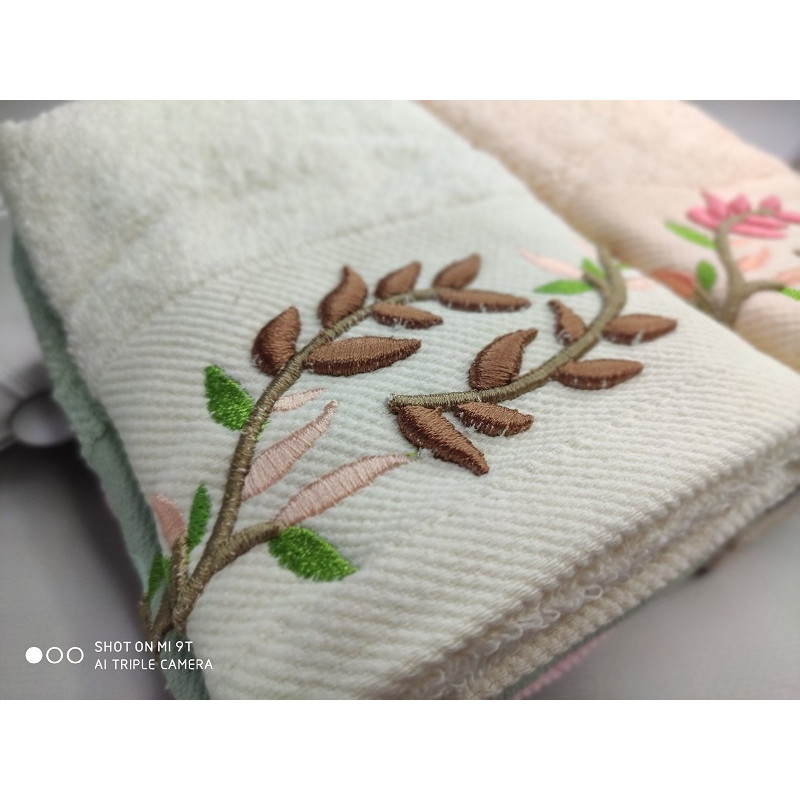 3D Vetka 50х90см., 6 шт/уп. махрові рушники 3D (34939)