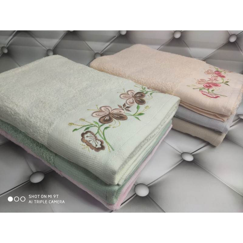 3D Ramaska 70х140см., 6 шт/уп. Банні махрові рушники Mame Туреччина (47072)