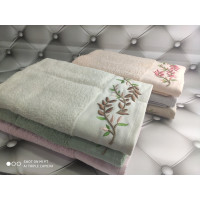 3D Vetka 70х140см., 6 шт/уп. Банні махрові рушники Mame Туреччина (27211)