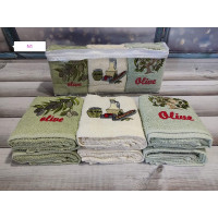 Mame Alivka 30х50см., 6 шт/уп. Кухонні рушники. ПВХ упаковка. (30398)