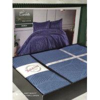 Carlotta Indigo покривало 250х260см., з наволочками. Karina Туреччина. (66936)