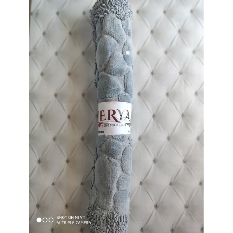 Makarna kare gri коврик 80х150см. Zerya Туреччина (64895)