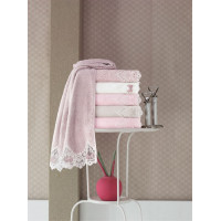 Venit 3D бамбукові рушники 50х90см., 6 шт/уп. Pupilla Туреччина. (87730)