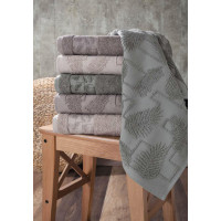 Mikanos жаккардові рушники 50х90см., 6 шт/уп. Pupilla Туреччина. (47892)