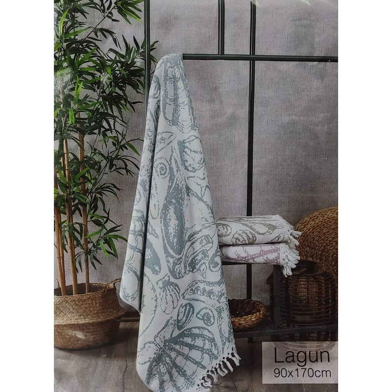 PUP. Lagun fume пештемал рушник, 90х170см. Бавовна. Pupilla Туреччина. (58702)