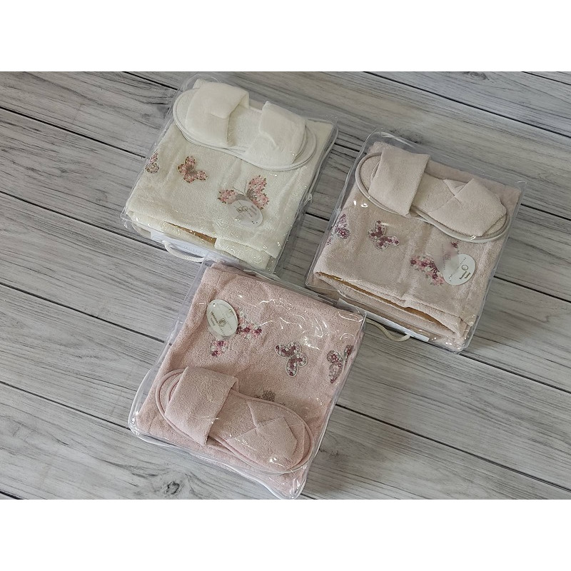 Butterfly pudra бамбукові жіночі набори для сауни. Pupilla Туреччина. (55987)