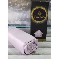 lila 180х200см., сатинове простирадло на резинці. Belizza Туреччина. (22486)