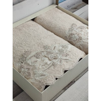 Pupilla 2в1 Vanetta gul бамбукові рушники.Туреччина. (76016)