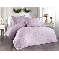 Wisreria lilac фланелева постіль. Полуторний розмір. Belizza Туреччина. (88580)
