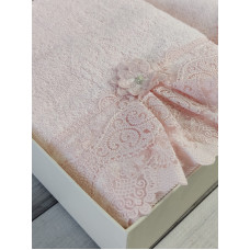 Pupilla 2в1 Romantik pembe Бамбукові рушники.Туреччина. (56045)