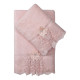 Pupilla 2в1 Romantik pembe Бамбукові рушники.Туреччина. (56045)