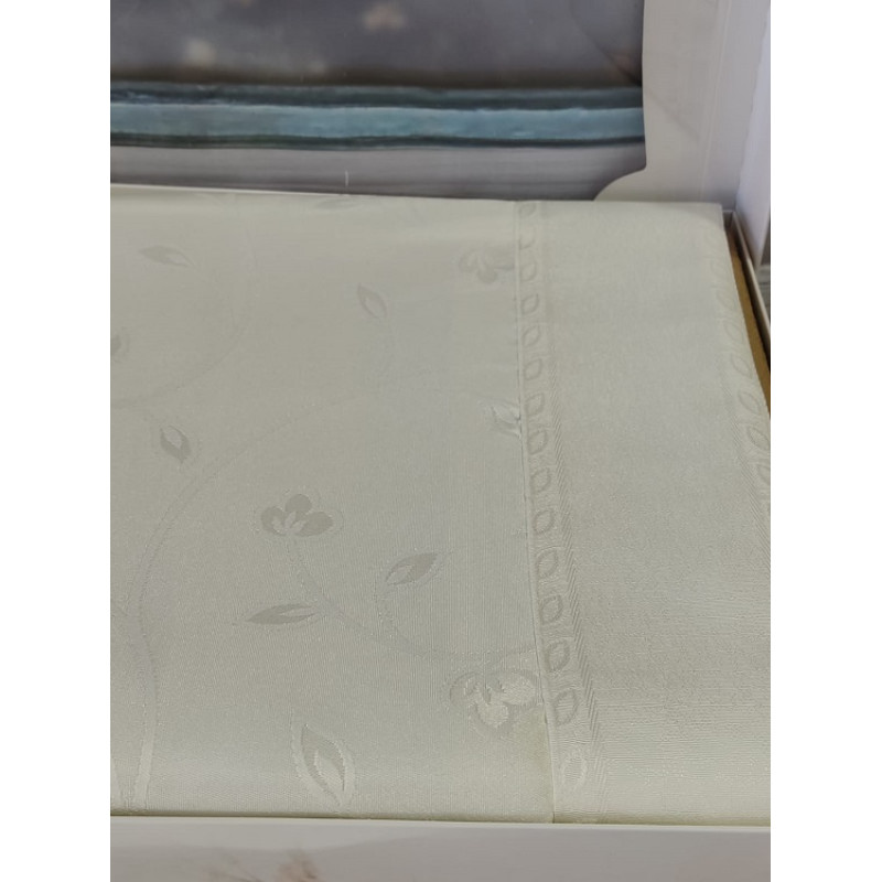 Jackline Туреччина.LUX BORDERED JTD 136 Водовідштовхуюча скатертина 160х220см. (30473)