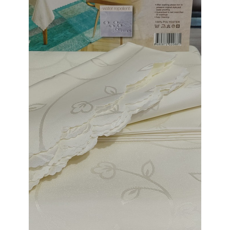 Jackline PVC JTD 136. Водовідштовхуюча скатертина 160х220см.​​​Туреччина (25304)
