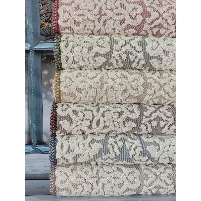 Elena рушники 50х90см., 6 шт/уп. Sikel Туреччина (33707)