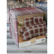 41875 полуторна фланелева постіль. Cotton collection Туреччина (22359)