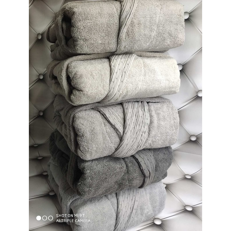 Karen Gri Pupilla чоловічій махровий халат (мікрокотон). (24241)