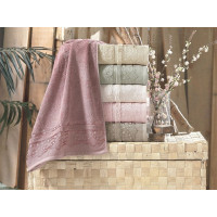 Destan бамбукові рушники 50х90см., 6шт/уп. Pupilla Туреччина (76122)