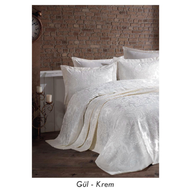 Gul krem покрывало 240х260см. Gardines (86436)