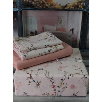 Olive полуторна фланелева постільна білизна. Бавовна. Belizza Туреччина. (41487)