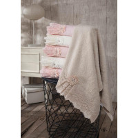 ROMANTIK бамбукові рушники 70х140см., 6 шт/уп. Pupilla Туреччина. (22854)