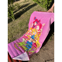 Пляжний рушник 75х150см. Туреччина. Winks pink (84709)