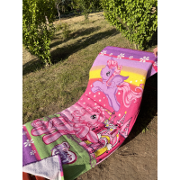 Пляжний рушник 75х150см. Туреччина. Поні для дівчат. (63899)