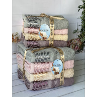 Mame vetka 70х140см., 4 шт/уп. Рушники. Бавовна. (5198-vtk) (24475)