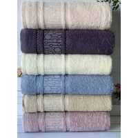 Mame krugi 70х140см., 6 шт/уп. махрові рушники. Бавовна. Туреччина (78840)