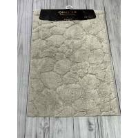 Tas bej. Килимки в ванну кімнату 2в1. Omo home Туреччина (85504)