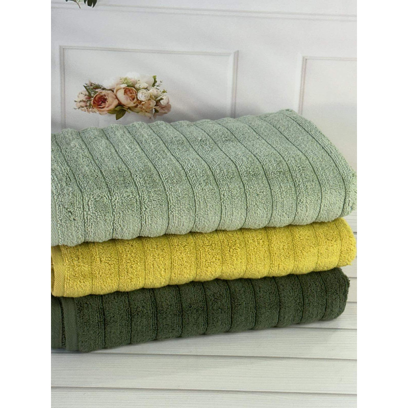 Royal yesil рушники 50х90см., 3 шт/уп. Sweet dream Туреччина. (52325)