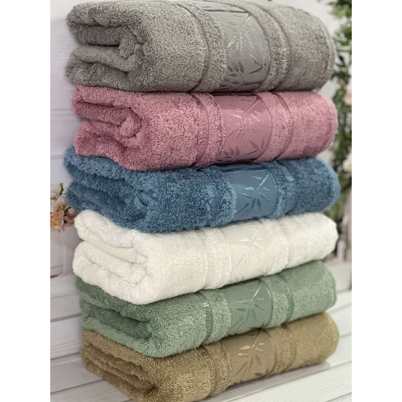 Bamboo бамбукові рушники 50х90см., 6шт/уп. Sweet dream Туреччина (76384)