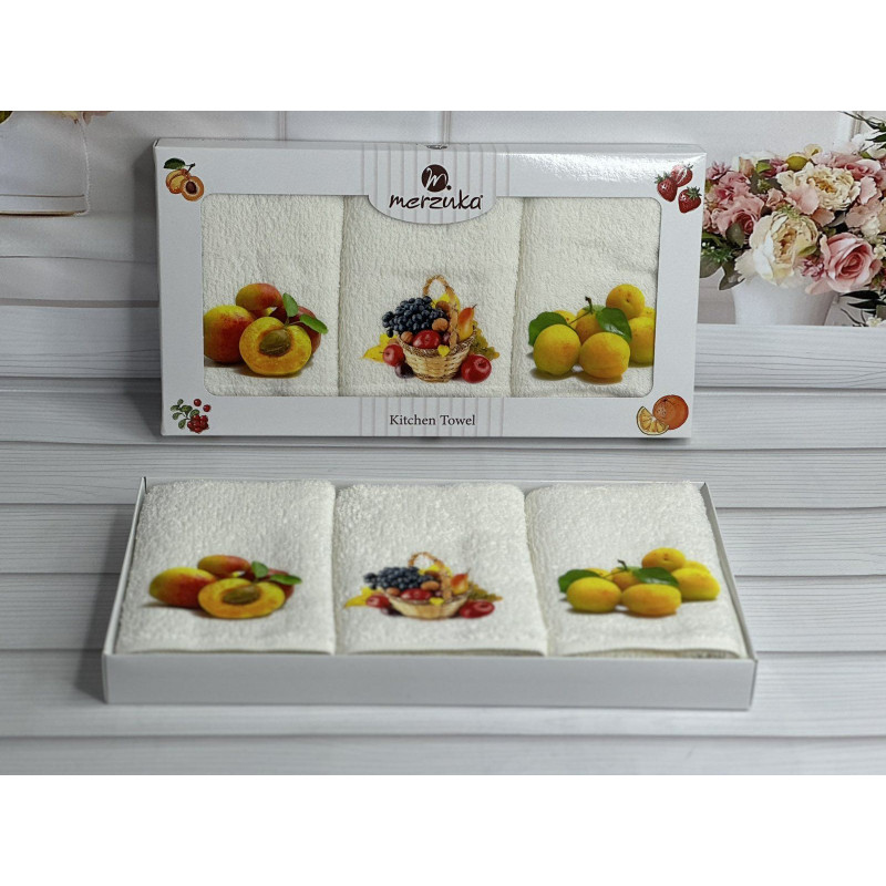 Merzuka fresh Махрові рушники 30х50см., 3шт. (31376)