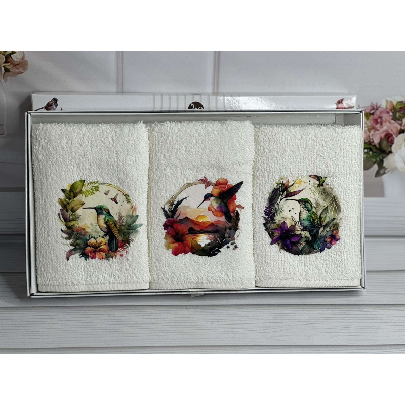 Merzuka kalibra Махрові рушники 30х50см., 3шт. (21125)