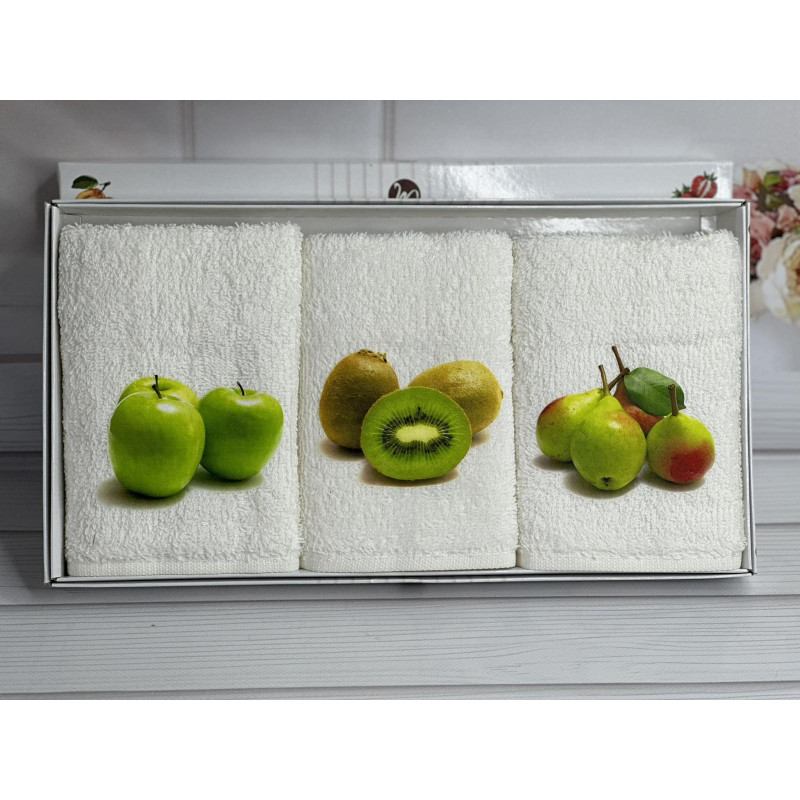 Merzuka kiwi Махрові рушники 30х50см., 3шт. (57953)