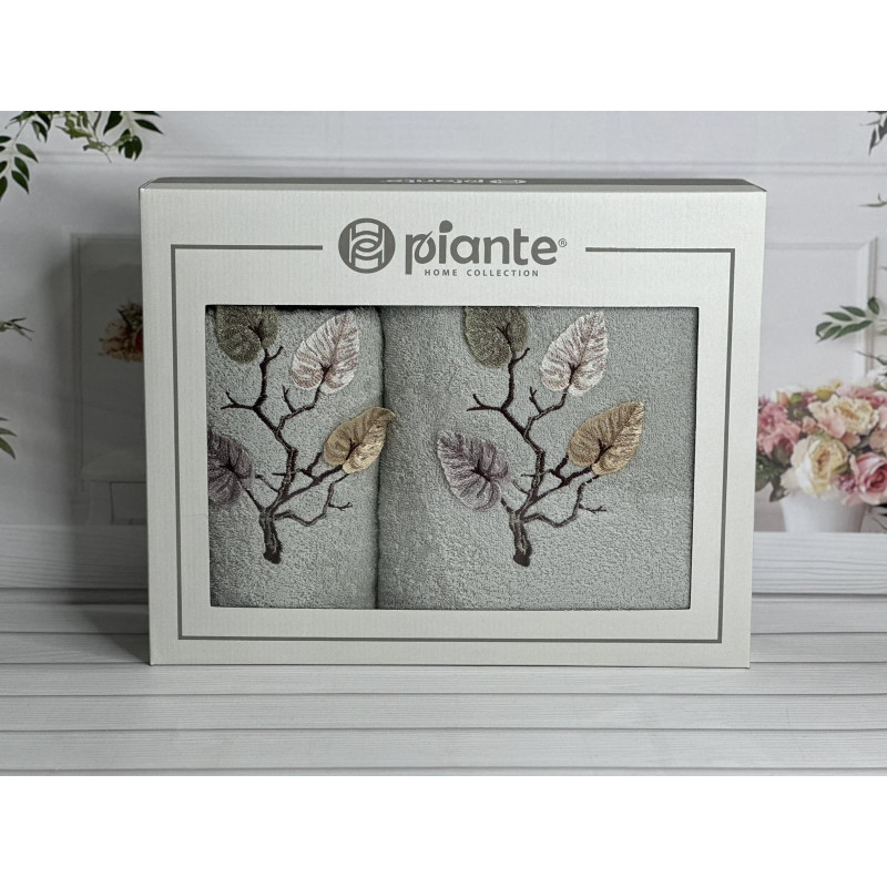 Piante Listik mint 3D 2в1 бавовняні рушники.Туреччина. (66427)