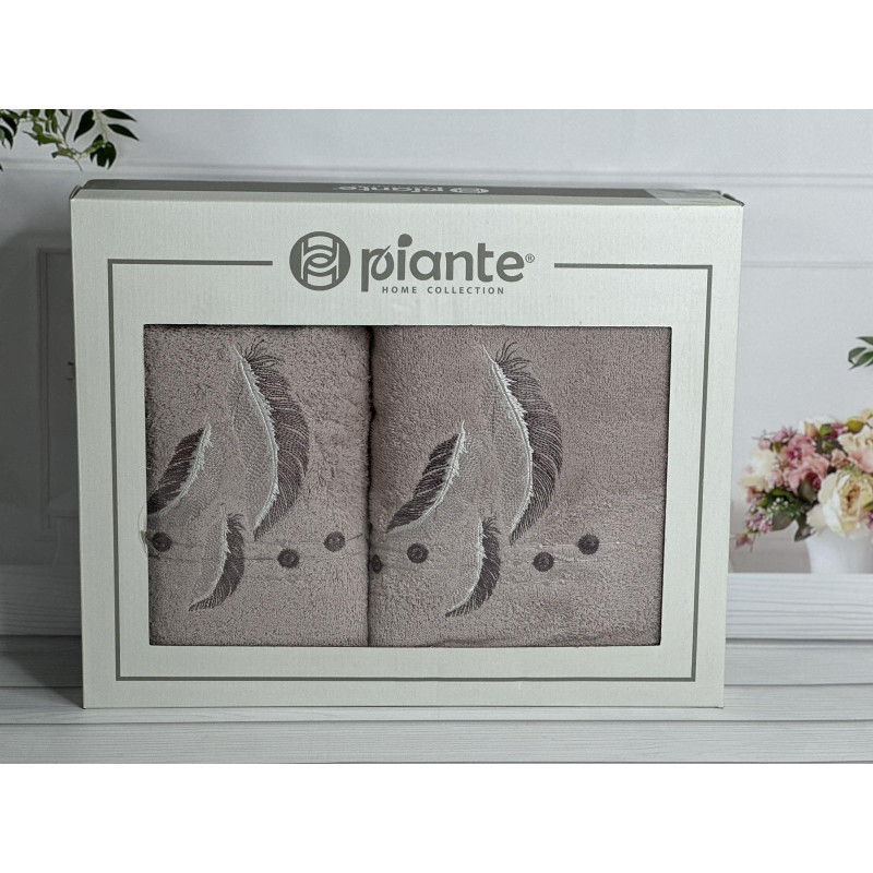 Piante pero gul 3D 2в1 бавовняні рушники.Туреччина. (76321)