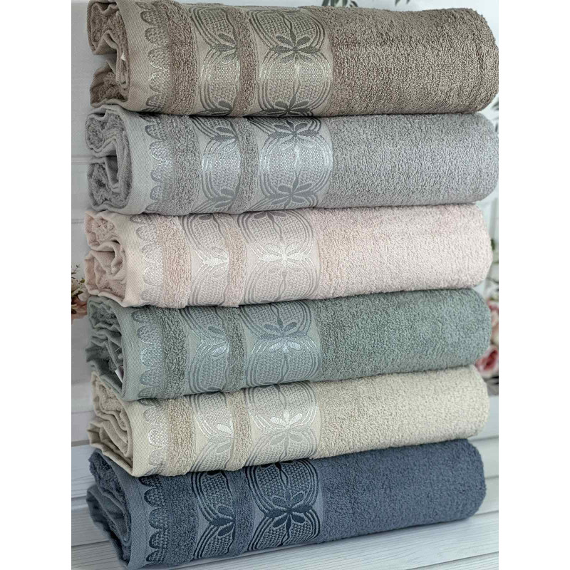 Petek papatya Durul махрові рушники 70х140см., 6 шт/уп. Туреччина (26800)
