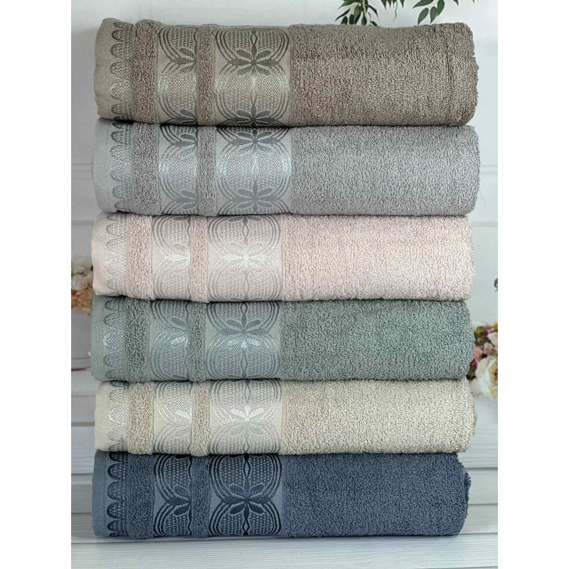 Petek papatya Durul махрові рушники 50х90см., 6 шт/уп. Туреччина (46623)
