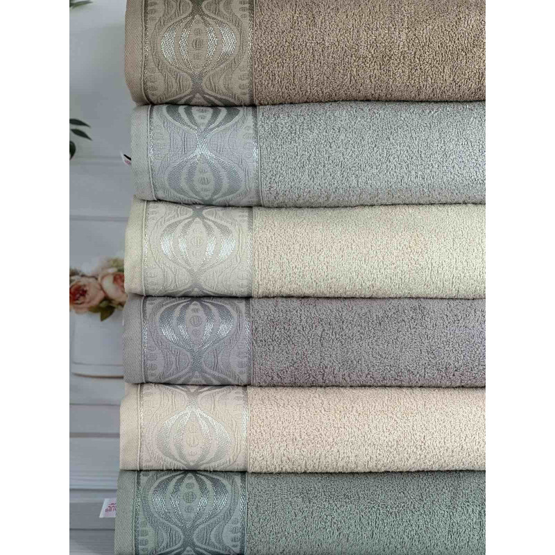 Spiral Durul махрові рушники 50х90см., 6 шт/уп. Туреччина (59320)